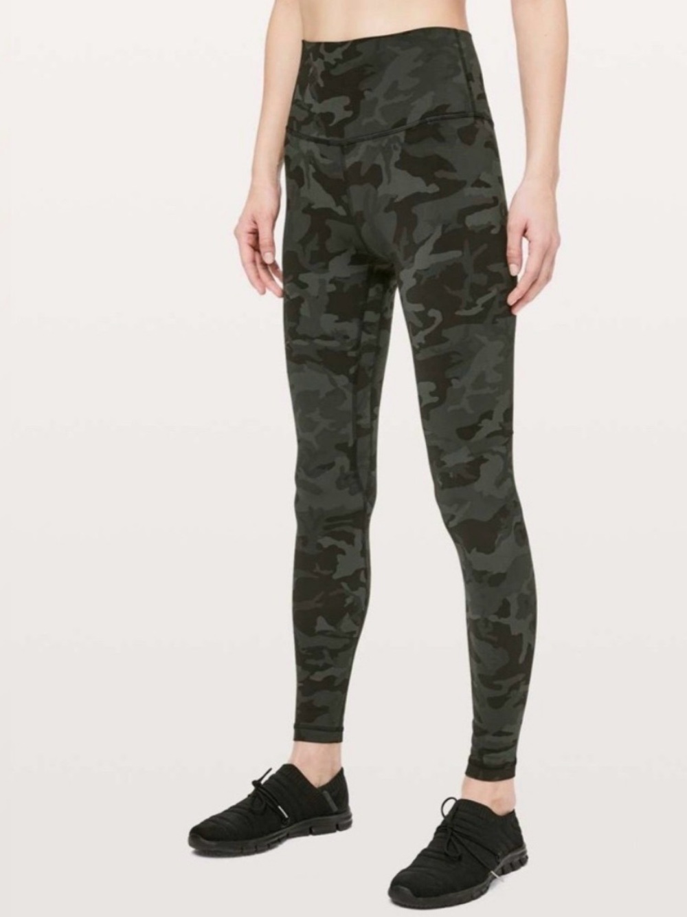 Lululemon Align High-Rise Camo Leggings - Black/army green - Picture 1 of 6